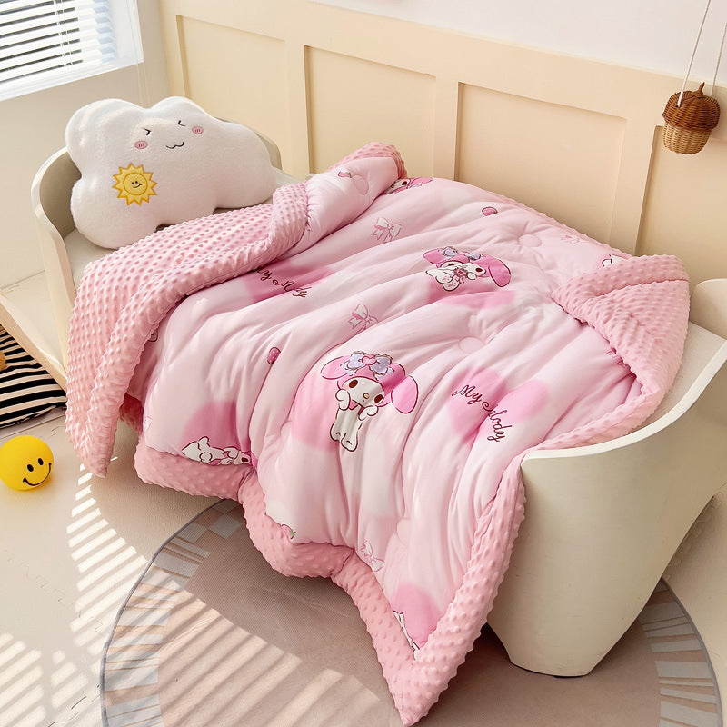 Girls cuddly blanket with versatile animal motif Kalsten
