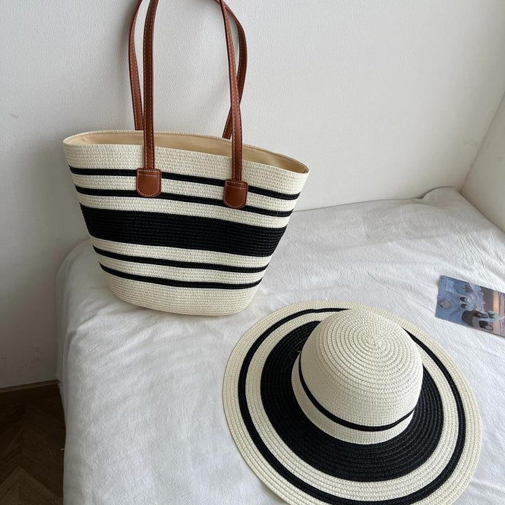 Fashionable Tote Bag Made of Braided Material Kalsten