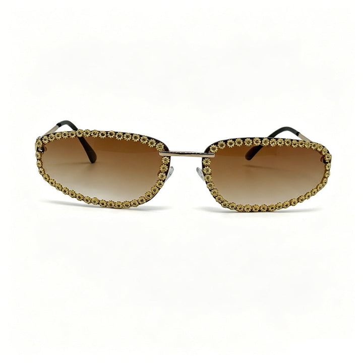 Ladies fashionable sunglasses with sparkling stone embellishment Kalsten