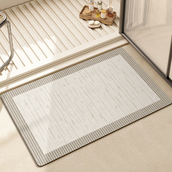 Modern Textured Bath Mat Kalsten