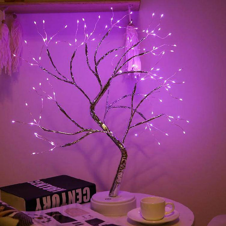 LED Table Lamp with Colourful Tree Lights | Kalsten
