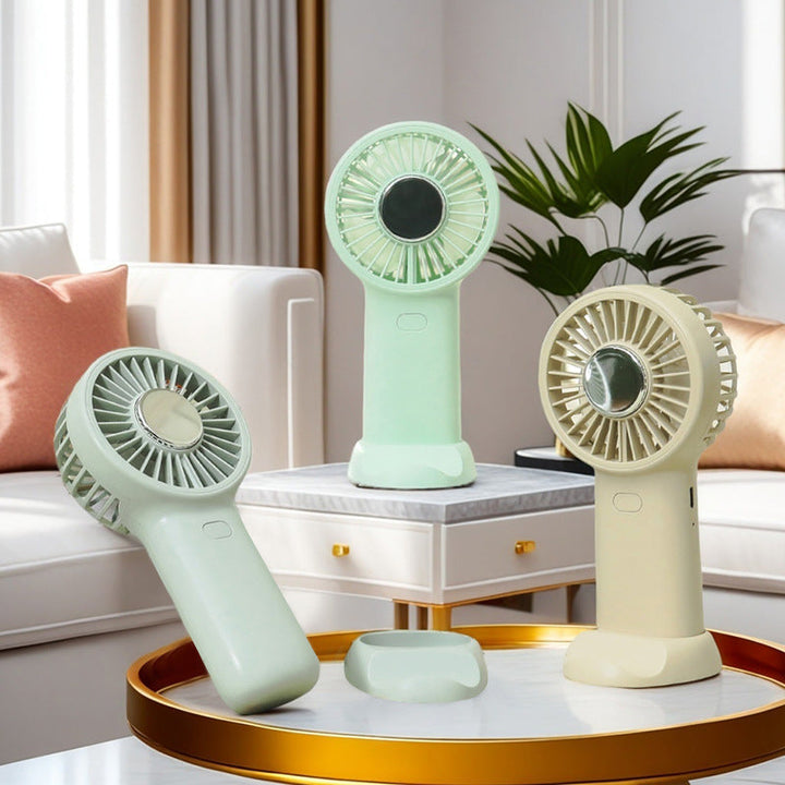Ladies portable hand fan with powerful battery and user-friendly touch control Kalsten