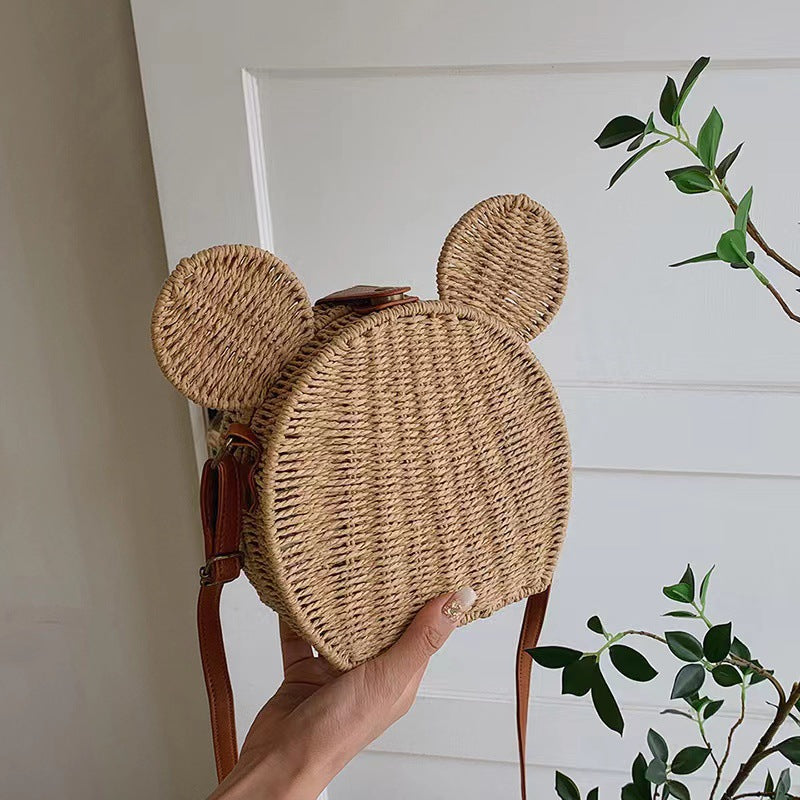 Women's shoulder bag with playful ear design Kalsten