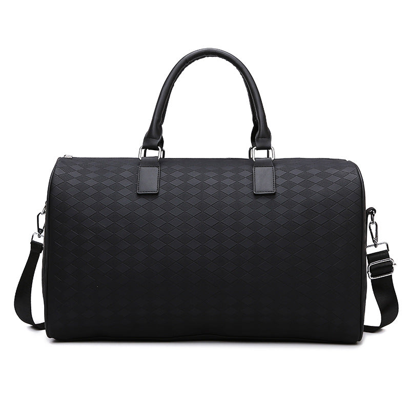 Sporty shoulder bag with structured outer material Kalsten