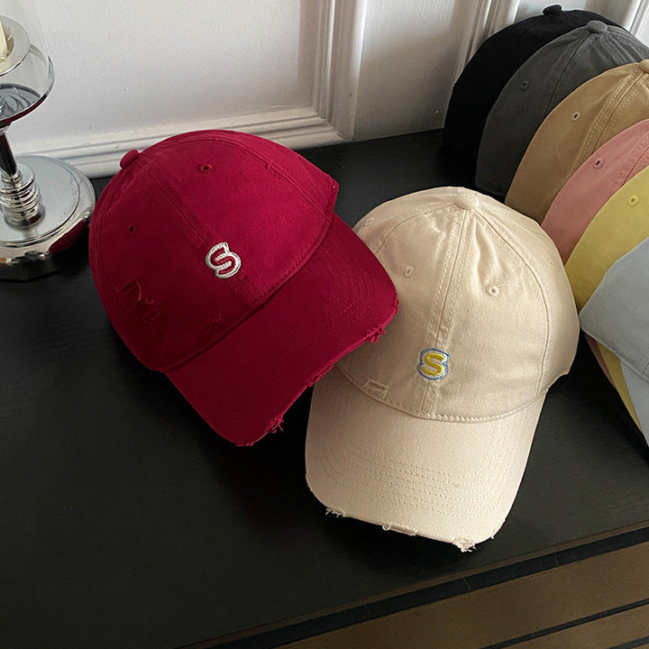 Unisex Distressed Embroidered Baseball Cap Kalsten