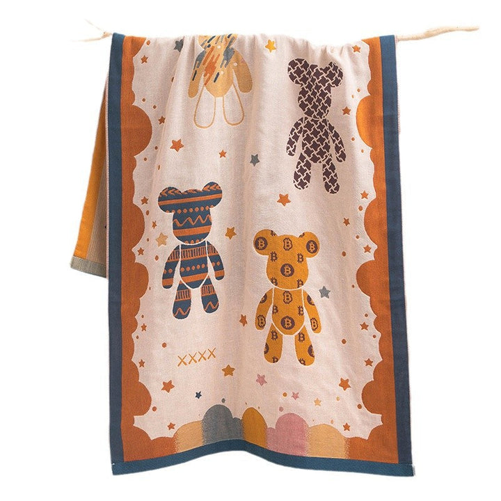 Unisex cuddly blanket with cute bear motif Kalsten