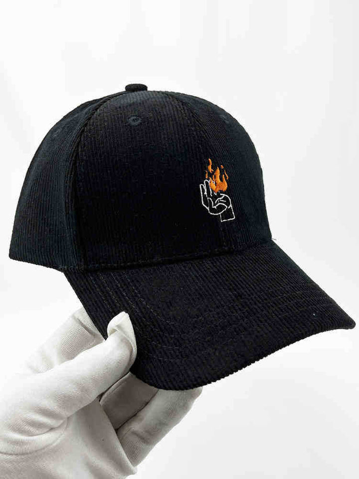 Men's Corduroy Graphic Baseball Cap Kalsten