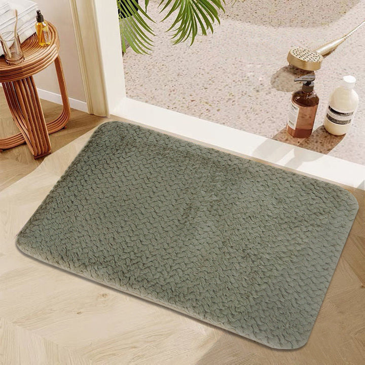 Soft Plush Bathroom Mat Set Kalsten