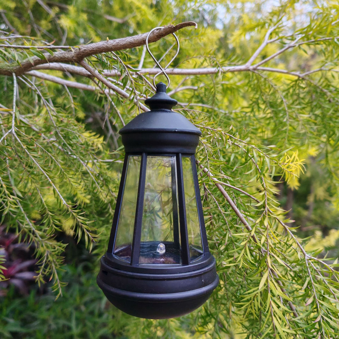 Vintage Metal Tabletop Lantern With Warm LED Fairy String Rechargeable USB Port And Portable Hanging Handle Kalsten