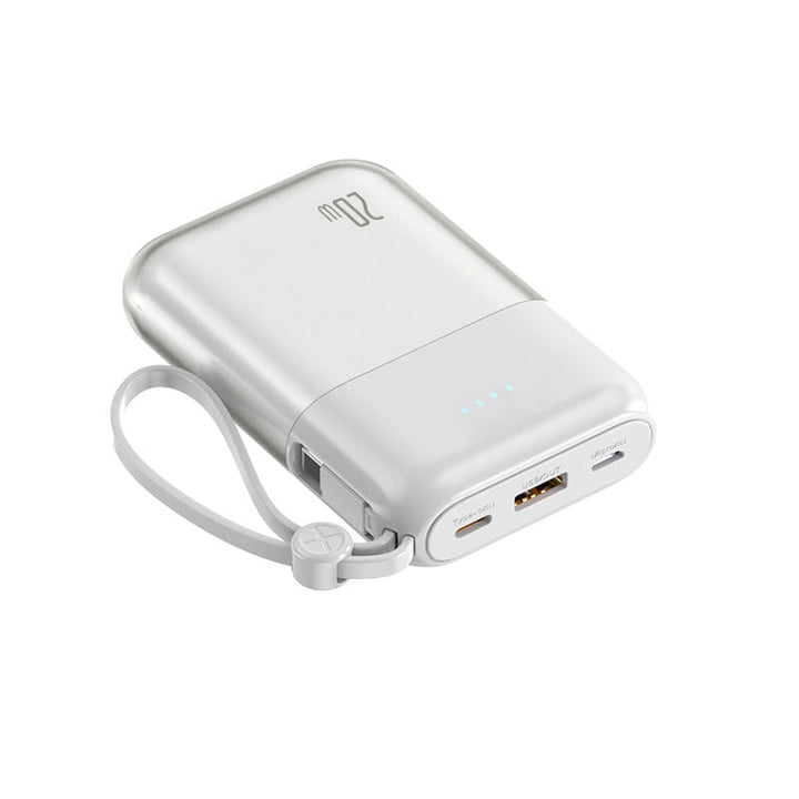 Portable power bank with powerful fast charging cable and integrated LED display Kalsten