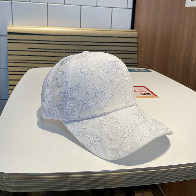 Women's Floral Embroidered Baseball Cap Kalsten