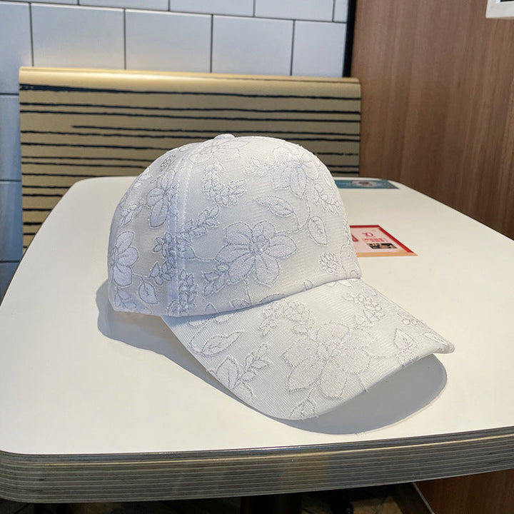 Women's Floral Embroidered Baseball Cap Kalsten
