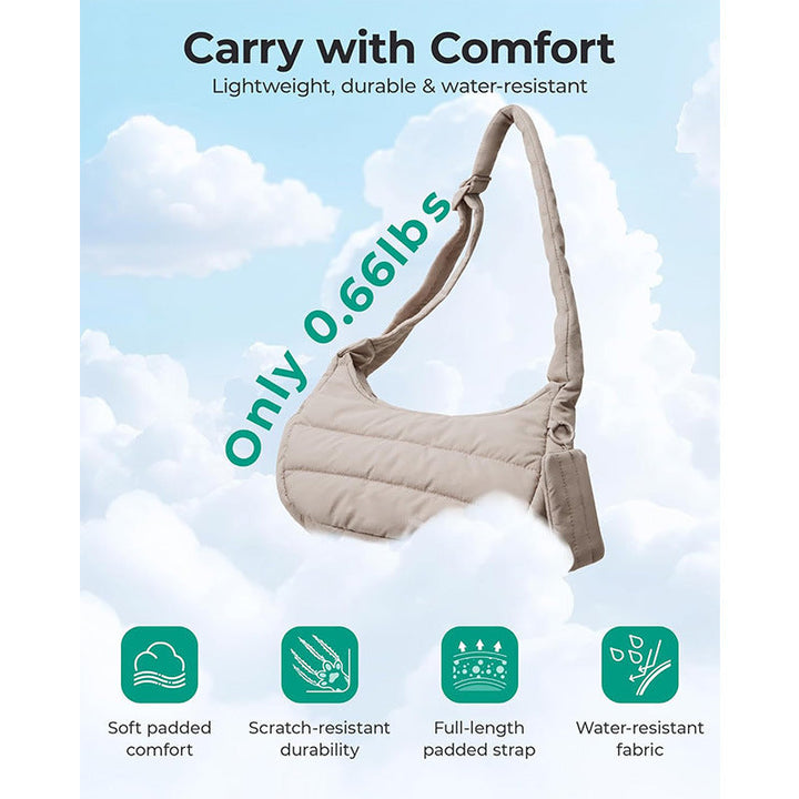 Multifunctional shoulder bag with side bottle holder Kalsten