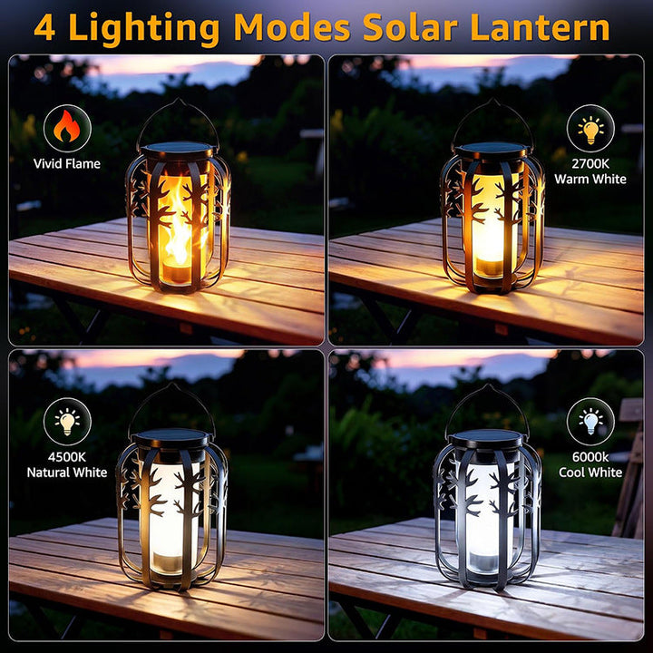 Unisex Solar Lantern with Flickering Fire Effect Kalsten