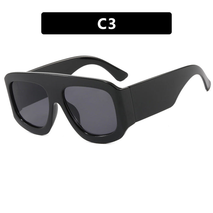 Ladies fashionable oversized sunglasses with wide frame and protective UV filter Kalsten