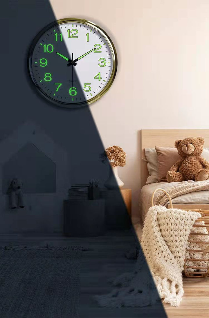 Silent Classroom Clock 30 cm - Silent & Illuminated Time Kalsten