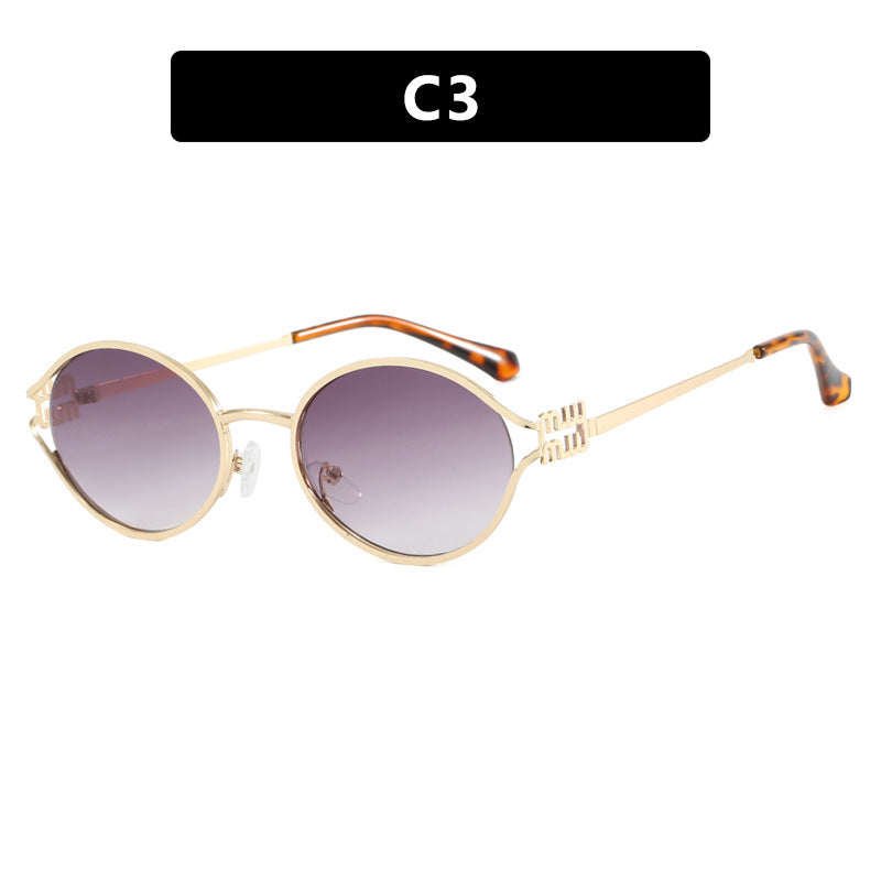 Ladies elegant oval sunglasses Kalsten