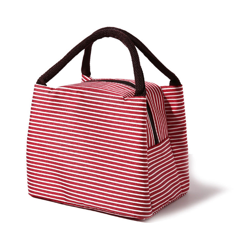 Insulated Lunch Bag with Stylish Stripes Kalsten