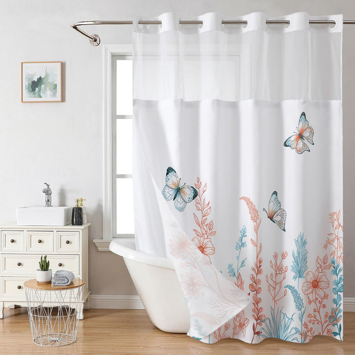 Elegant Butterfly Shower Curtain Kalsten