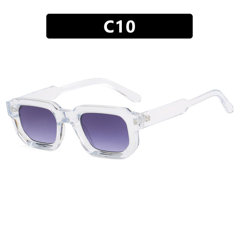 Women geometric sunglasses with fashionable high-gloss frame Kalsten