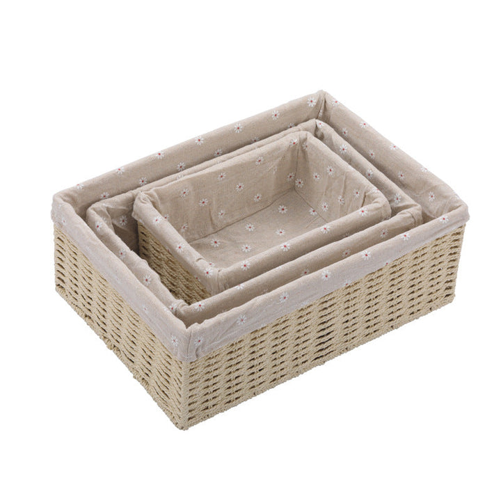 Women's Storage Basket Set with Decorative Lining Kalsten