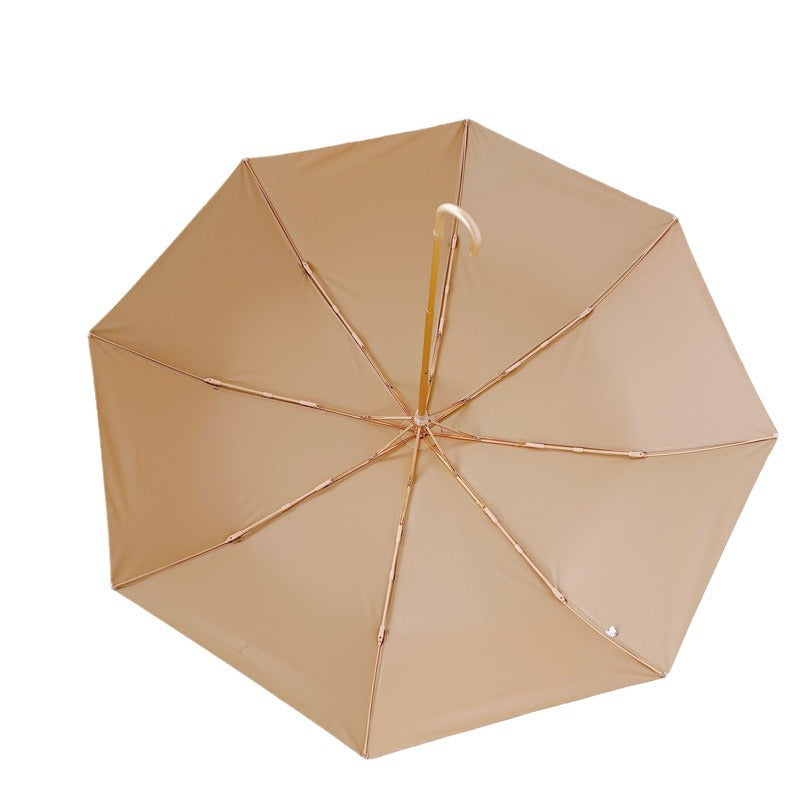 Women's Foldable Umbrella with Elegant Heart Design Kalsten