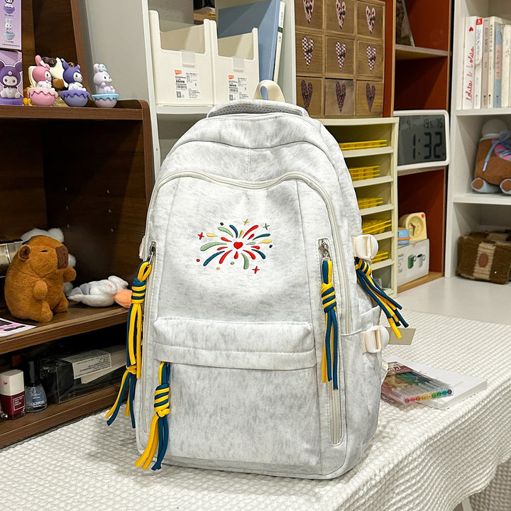 Backpack with Colorful Decorations and Innovative Compartments Kalsten