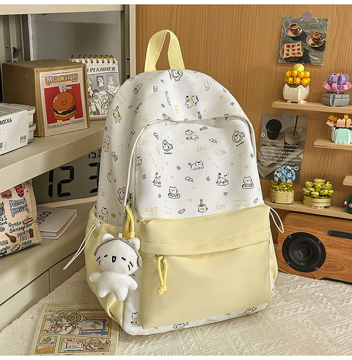 Cute Character-Themed School Backpack