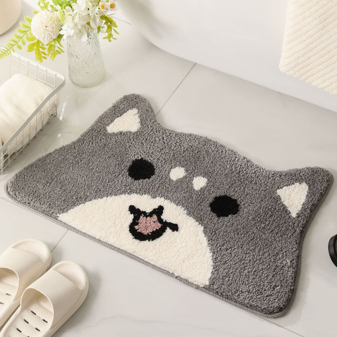 Playful Cartoon Bath Mat Kalsten