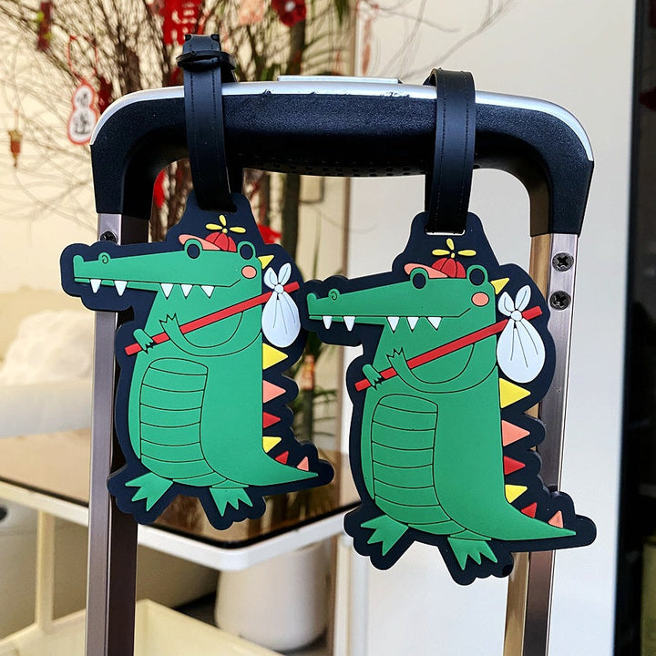 Playful Crocodile Luggage Tag Kalsten