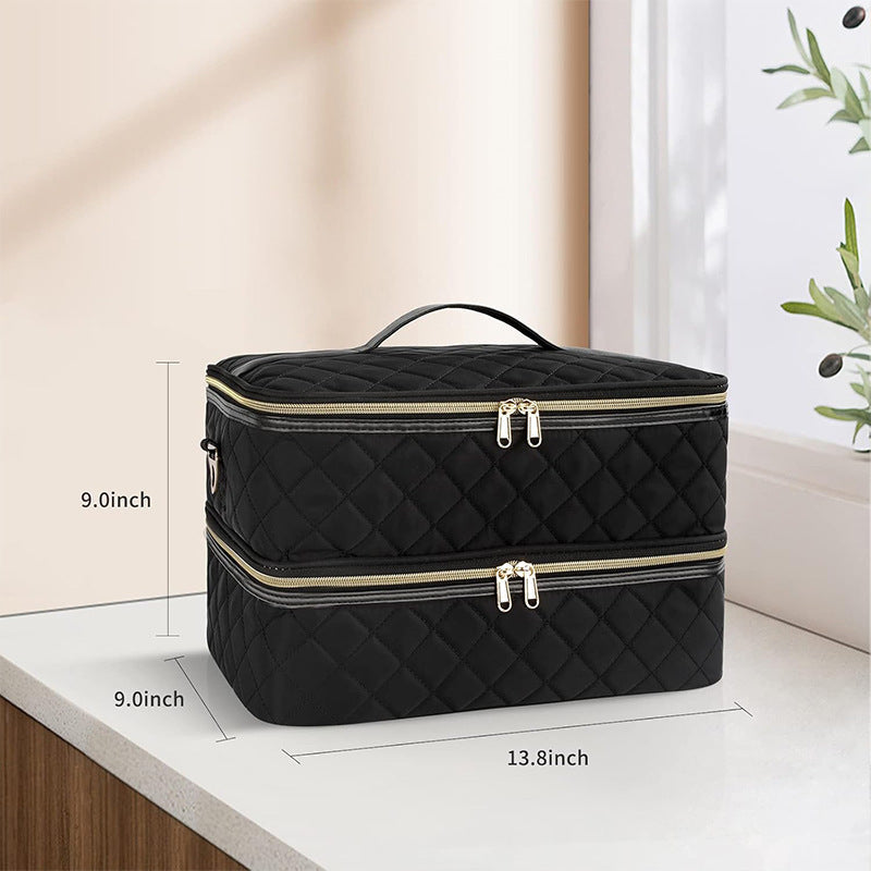 Cosmetic Organizer Bag with Structured Compartments Kalsten