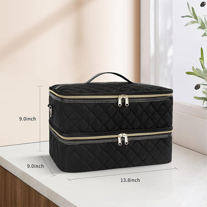 Cosmetic Organizer Bag with Structured Compartments Kalsten