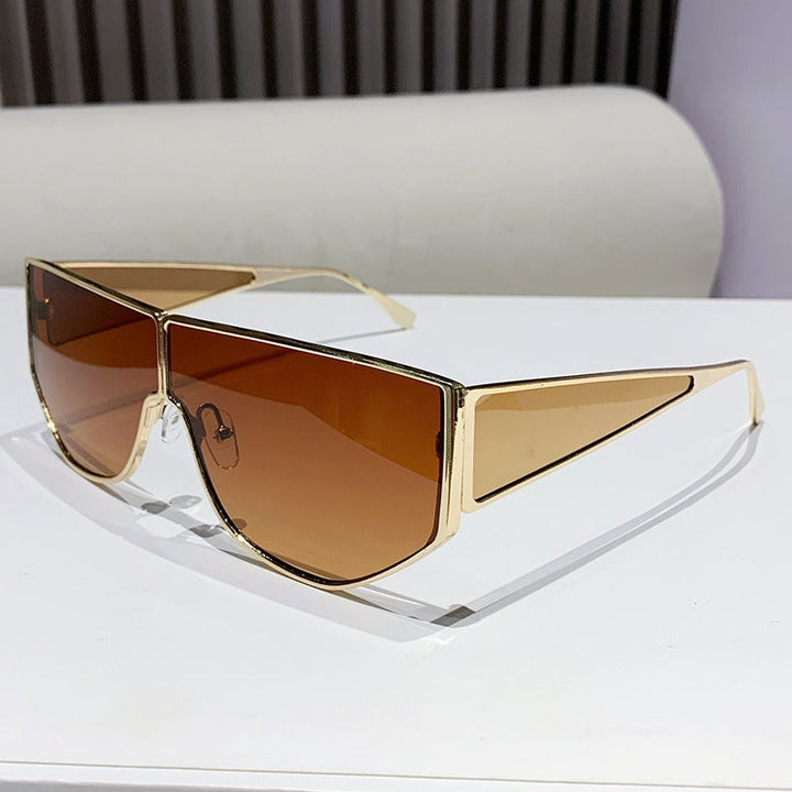 Men's Bold Statement Shield Sunglasses Kalsten