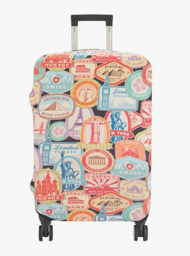 Unisex nan elastic suitcase cover with 3D dog design for trolley, stretchy and scratch-resistant Kalsten