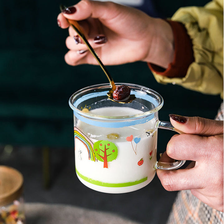 Women’s creative drinking cup with colorful design Kalsten