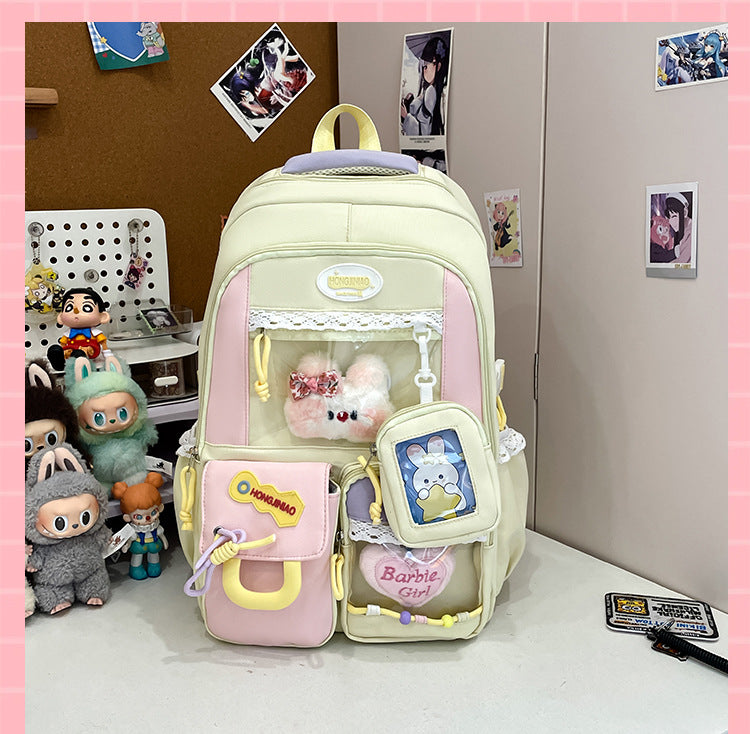 Cute Plush School Backpack