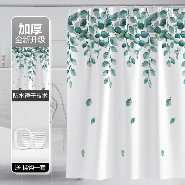 Women's Botanical-Themed Shower Curtain Kalsten