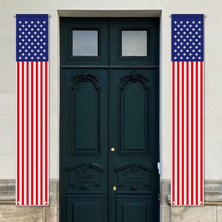 Unisex nan patriotic American flag windsock with long trailing streamers and reinforced hanging loop Kalsten