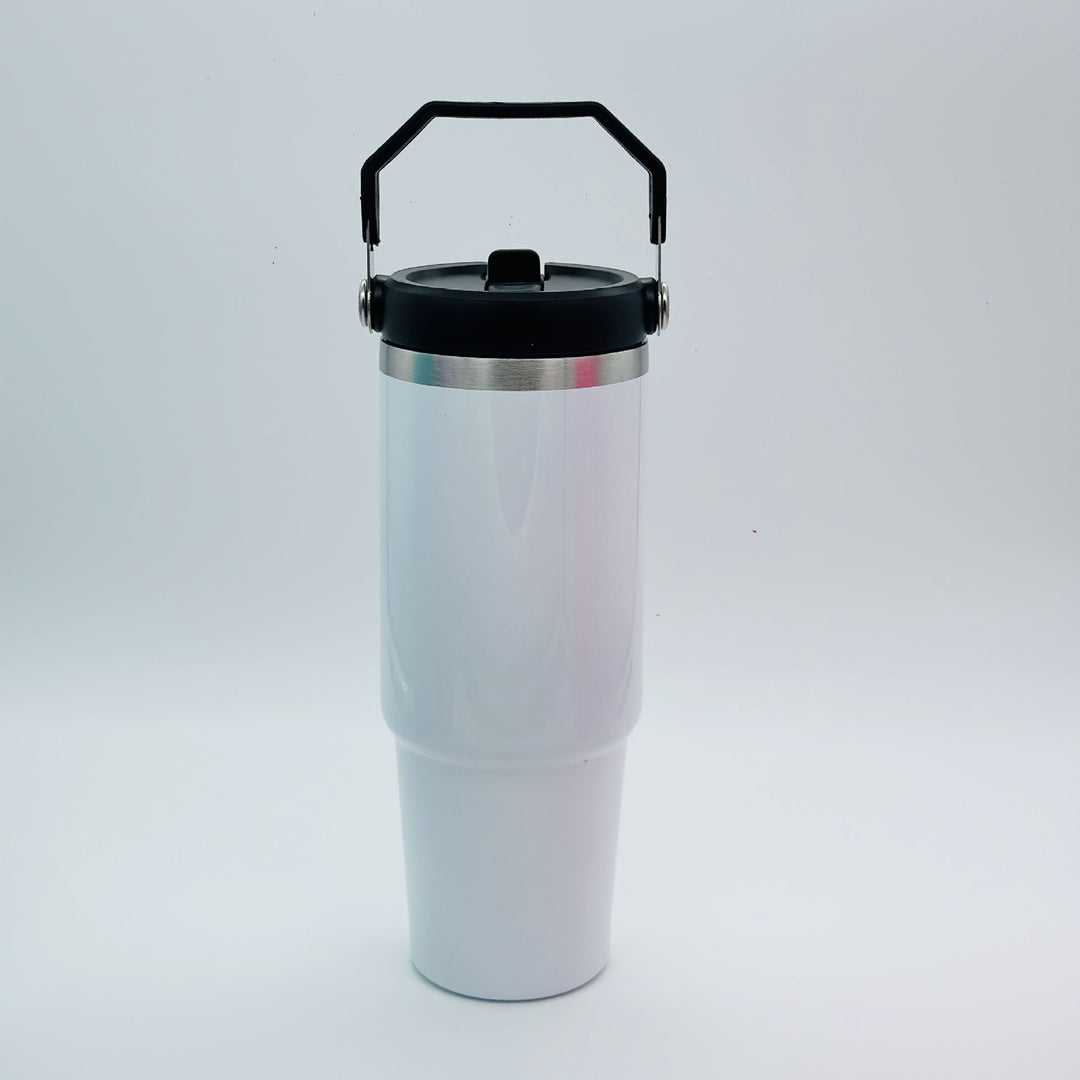Women's insulating mug with practical folding handles Kalsten