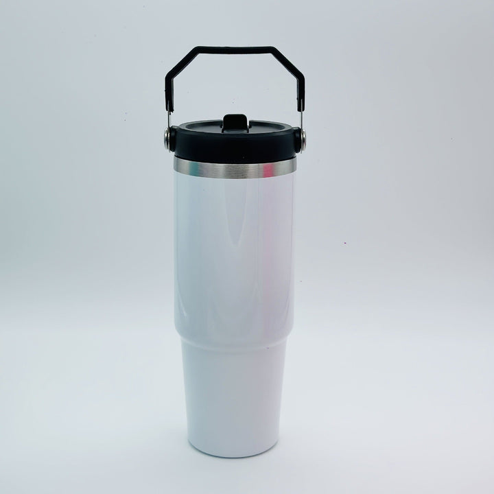 Women's insulating mug with practical folding handles Kalsten