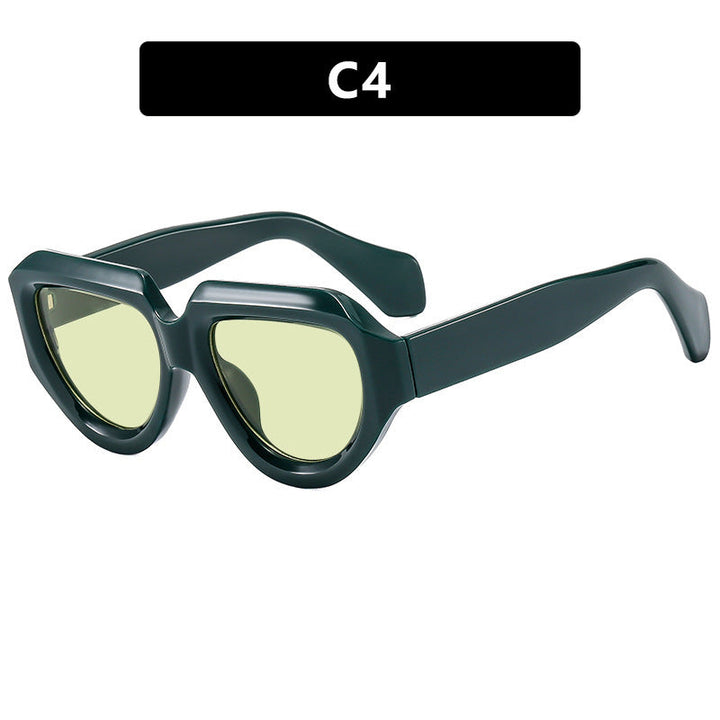 Women's fashionable sunglasses with unique, angular frame Kalsten