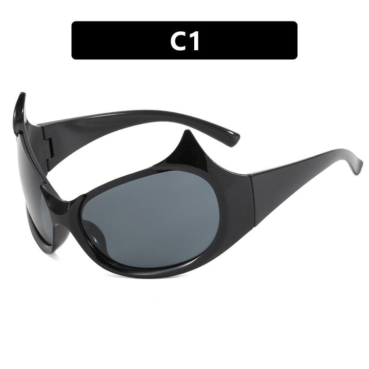 Women futuristic sunglasses with stylish design and protective UV filter Kalsten