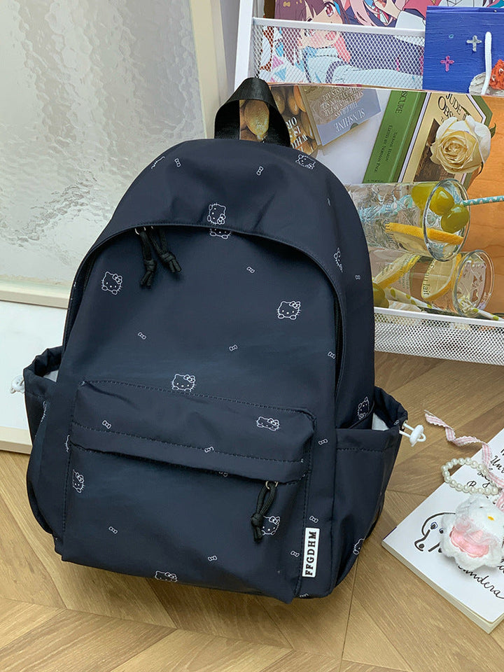 Cute Character Printed School Backpack