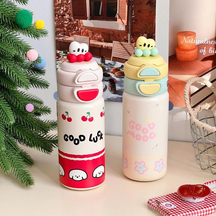 Women's water bottle with innovative lid Kalsten