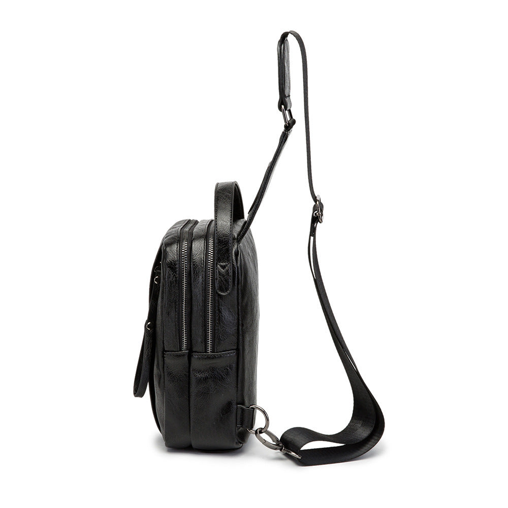 Compact Shoulder Bag Made of High-Quality Leather Kalsten