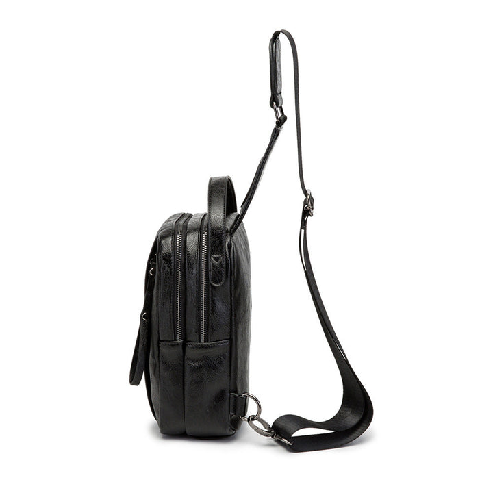 Compact Shoulder Bag Made of High-Quality Leather Kalsten
