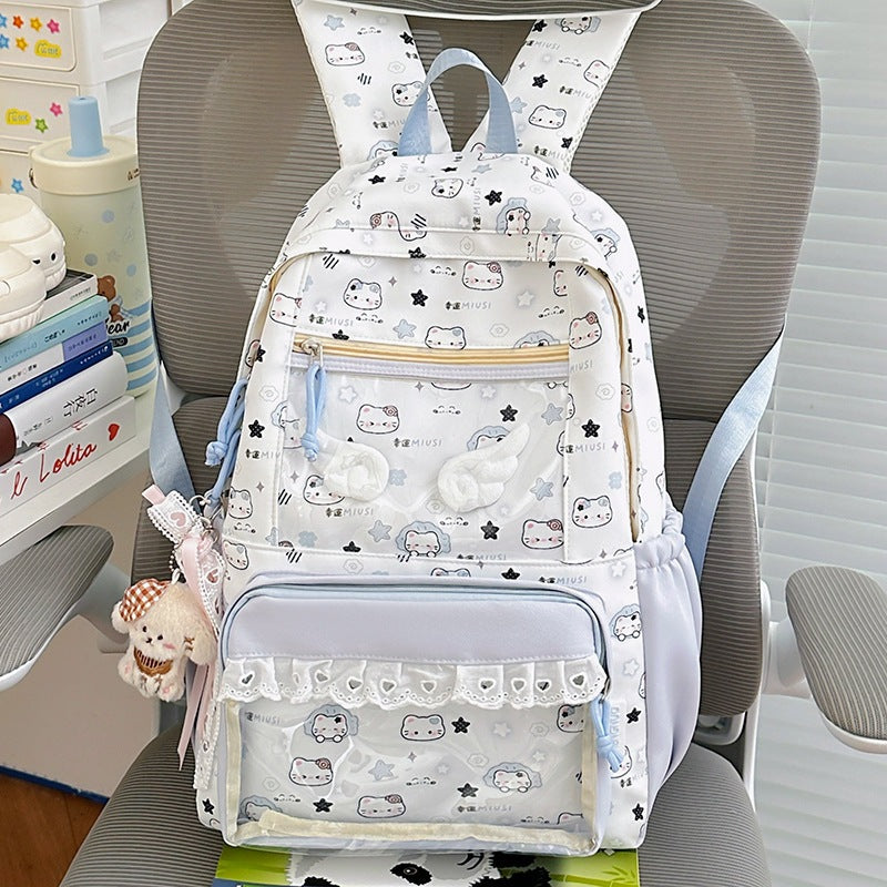 Cute Character-Themed School Backpack