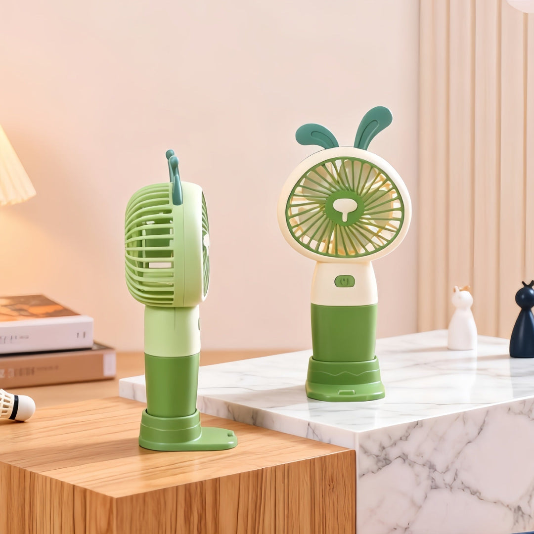 Ladies portable hand fan in cute lion design Kalsten
