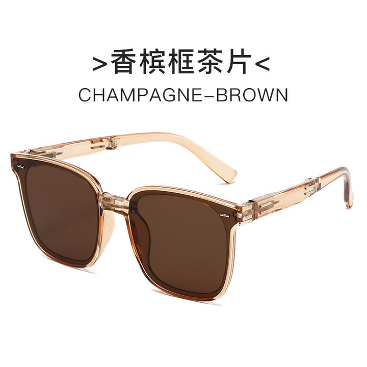 Ladies elegant square sunglasses with stylish tortoiseshell pattern and UV protection Kalsten
