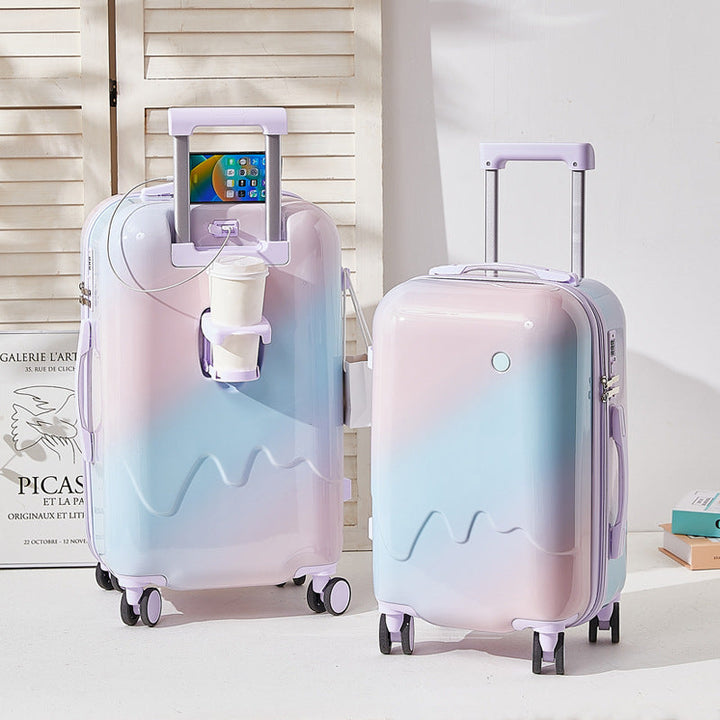 Unisex Lightweight Impact-Resistant Carry-On Suitcase Kalsten